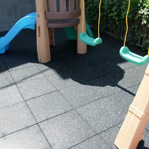 Carreaux de sol en caoutchouc à emboîter pour garage, salle de sport, décrochage de chevaux, sol stable, antidérapant, facile à remplacer, peu d'entretien - Product Image 5