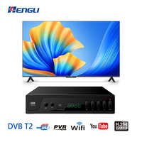 Décodeur TV numérique DVB-T2 autonome 1080p avec Wi-Fi, récepteur TV numérique DVB-T2, décodeur TV DVB-T2, boîtier TV numérique