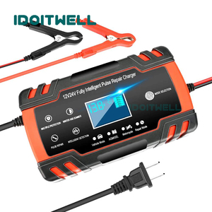 Chargeur intelligent de <span class=keywords><strong>batterie</strong></span> au <span class=keywords><strong>plomb</strong></span>, désulfatage, pour voiturette de Golf, moto, pour réparation des impulsions, 12V 24V, 12V - Product Image 5