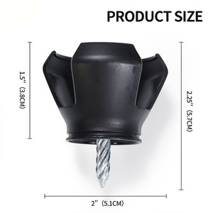 ที่หนีบลูกกอล์ฟพลาสติกสีดำ อุปกรณ์ช่วยฝึกซ้อม - Product Image 2