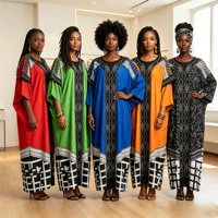 Robe musulmane élégante et tendance, vêtements islamiques grande taille, fabrication sur mesure, vente en gros, robe Abaya pour femmes avec strass
