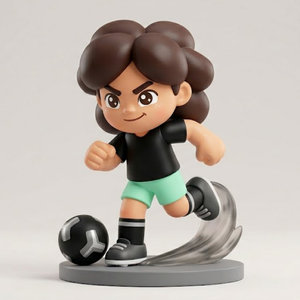Figura de Fútbol de PVC Personalizada, Figura Coleccionable de Fútbol, Recuerdo Deportivo, Fabricante OEM - Product Image 3