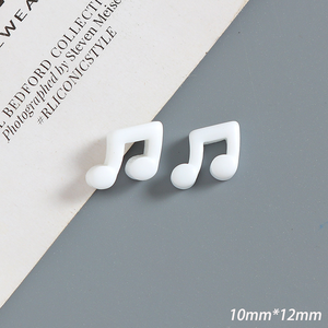 Mini Little Note Bright Face 20 pièces/sac Accessoires en résine pour ongles DIY Produits pour ongles multicolores - Product Image 6