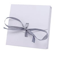 Boîtes d'emballage en papier magnétique pour extensions de cheveux noires de luxe avec logo personnalisé en gros, boîtes cadeaux pour vêtements