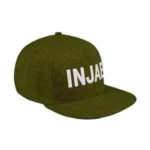 Gorra de Béisbol Verde Oliva de 6 Paneles con Bordado de Toro Blanco en el Frente, Unisex, Ajustada, Informal - Product Image 1
