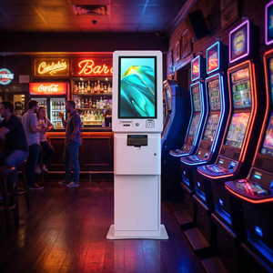 스킬 게임 교환 키오스크 영어 윈도우 10/11 지원 맞춤형 금속 스킬 머신 피라미드 센트리 현금 결제 방식 - Product Image 2