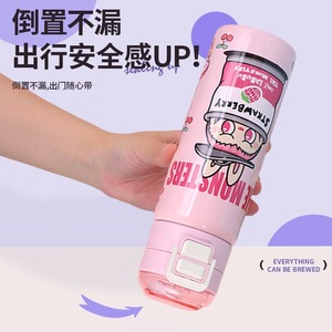 Labubu Cartoon Stainless Steel <b>Thermos</b> Cup 316 Insulated Portable Water <b>Bottle</b> For Travel Outdoor Gift - Product Image 3