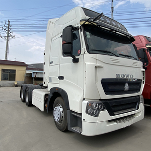 Camions d'occasion Sinotruk HOWO T7H Sitrak Camc 6X4 CNG, <span class=keywords><strong>Tracteur</strong></span> routier à bas prix, 10 pneus, 430 CV, <span class=keywords><strong>pont</strong></span> à suspension pneumatique, Camion CNG à vendre - Product Image 1