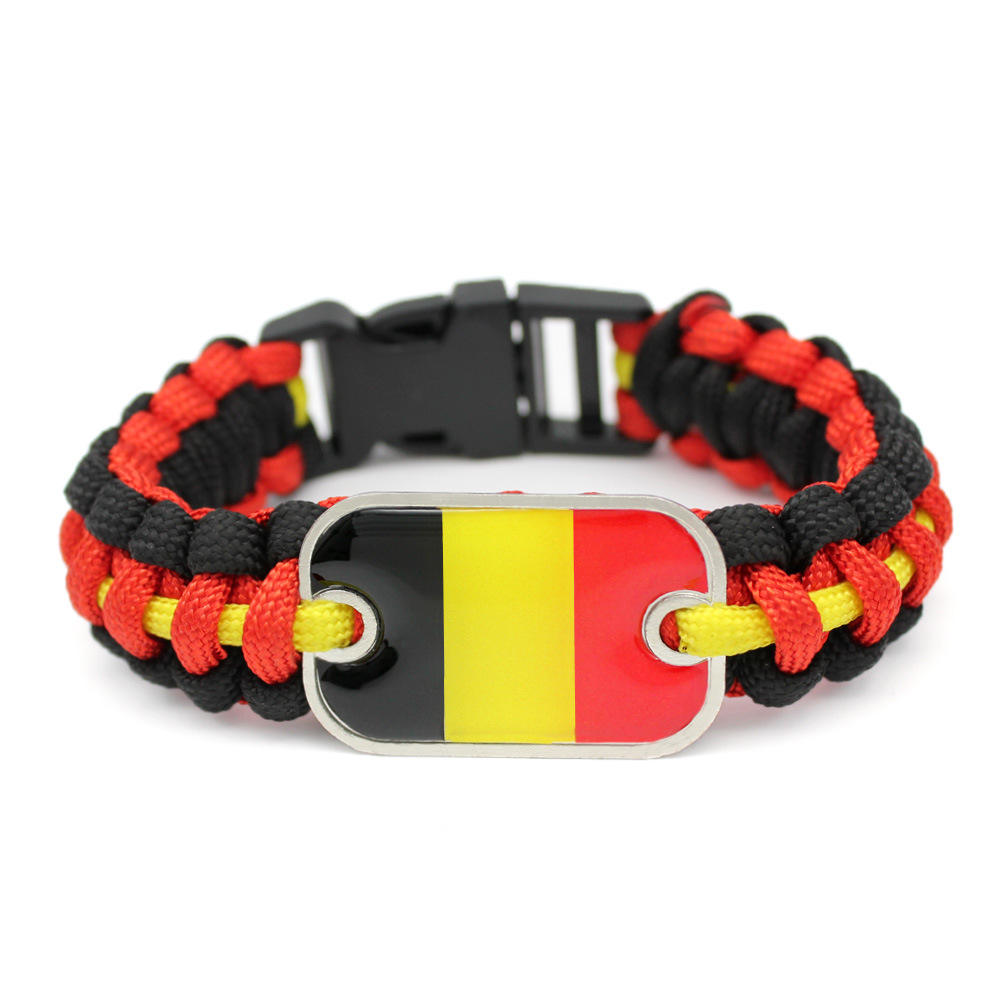 Bracelet drapeau Belgique