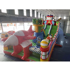 Castillo Inflable Comercial con Tobogán para Niños, Casa de Juegos Acuáticos en Venta - Product Image 1