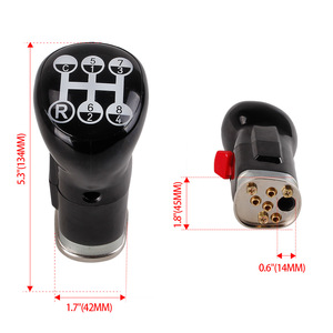 Volvo Trucks Gear <b>Shift</b> <b>Knob</b> 1655854 4630550500 Black Ergonomic Plastic Part TS017 - Product Image 3