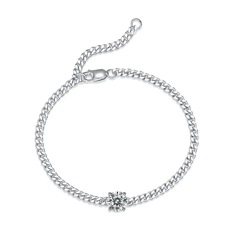Bracelet Femme en Argent Sterling Opalescence Délicate Lumière Luxe Mode Premium Sense plaqué or 18 carats