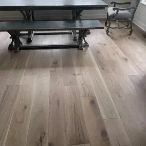 Wide Plank 14mm 15mm French White Oak Engineered Hardwood Flooring