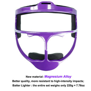 Máscara Facial de Softbol, Ultraligera y Duradera, Protector Facial para Jugadoras, para Niñas y Mujeres, Aleación de Magnesio - Product Image 6