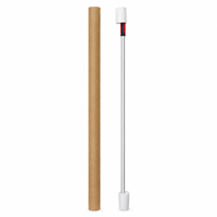 Poteau télescopique GLS12 de haute qualité de 2 m avec verrous à pression, poteau télescopique pour prisme de topographie, compatible avec le prisme GRZ122 360, antenne GPS GNSS