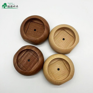 Custom Made Japanese Style Wooden <b>Music</b> <b>Box</b> Base Round Multi Functional Home Decoration Electric Grinding Craft - Product Image 2