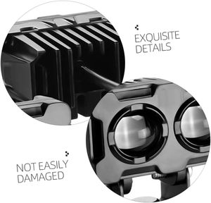 Universal Fog <b>Lights</b> for Bike Motorcycle LED, 2PCS Set with Mounting Bracket - Product Image 3