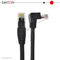 Cable Ethernet de codo de ángulo recto Conector de red de 90 grados RJ45 CAT5 CAT6 Cable de conexión