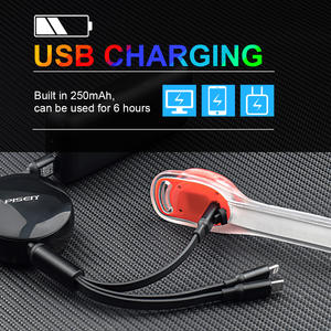 Bracelet de sport LED réglable, étanche, avec lumière d'avertissement clignotante, personnalisable, pour activités nocturnes en extérieur - Product Image 4