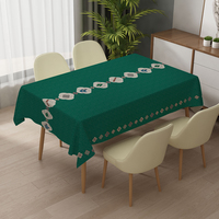 Nappe de table grise RNPT, nappe rustique carrée grise, nappe de protection en PVC durable pour restaurant, facile à nettoyer