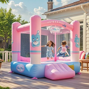 Château gonflable de qualité commerciale avec souffleur pour les enfants de 3 à 6 ans, videurs extérieurs durables pour fête d'anniversaire, nouvel arrivage - Product Image 6