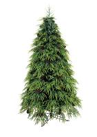 Nouvel Arrivage Arbre de Noël Artificiel Pré-éclairé en PE PVC avec Base Métallique, Décoration de Fêtes Intérieure Ignifuge, Plusieurs Tailles