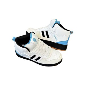 Zapatillas de caña alta estilo Hong Kong con combinación de colores, mocasines de mujer con parte superior de fibra superfina y suela de goma duradera, novedad de otoño 2026 - Product Image 2