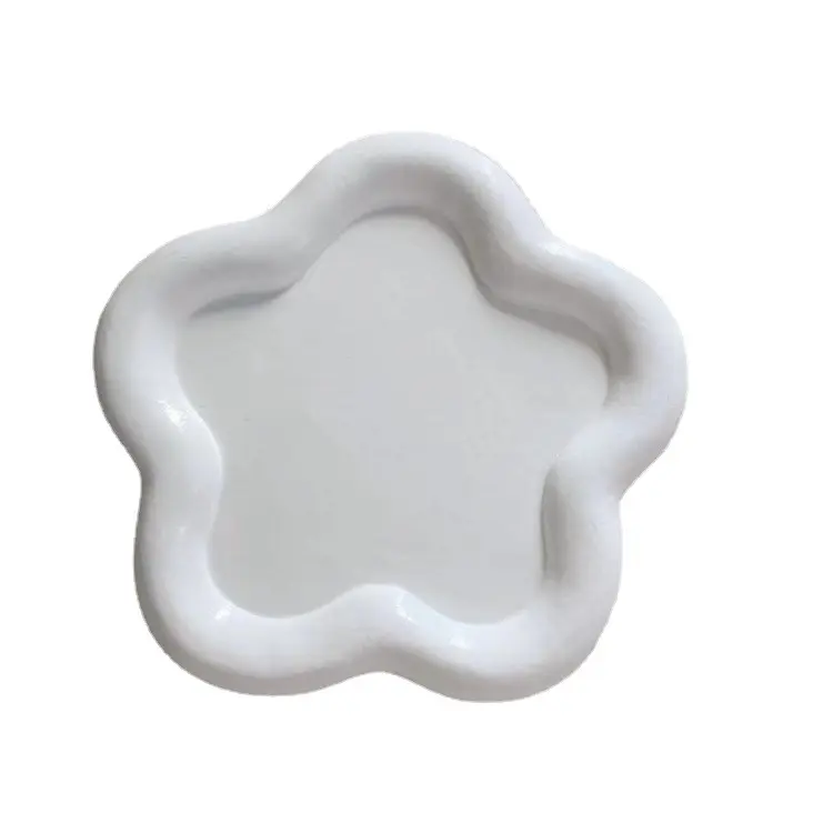 Creative Irregular Resin Jewelry Dish Tray Simple Heart Shaped Cloud Plate