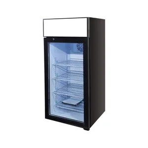 Meisda SC106B novo produto refrigerador vertical para bebidas com porta de vidro 106L refrigerador para bebidas