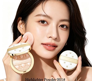 Luxury brand new leather high-gloss powder <b>compact</b> 6g long-lasting powder <b>compact</b> mineral high-gloss powder <b>compact</b> manufacturer - Product Image 6