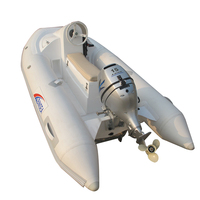 Bateau Semi-Rigide Gonflable en Fibre de Verre RIB-420 Électrique pour la Pêche, le Rafting ou comme Yacht – Kayak à Rames pour la Pêche, le Rafting et le Kayak