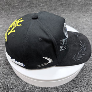 Cappellino da Baseball in camoscio con ricamo di animali personalizzati Gorras <span class=keywords><strong>cappello</strong></span> da Baseball in cotone a tesa curva regolabile a 5 pannelli - Product Image 3