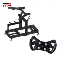 Volant de course en fibre de carbone avec écran, mod pour base Direct Drive, pour cockpit de simulation de course IRacing Assetto Corsa