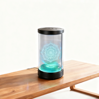 Mini écran cylindrique holographique 3D de 6 pouces, interaction IA, luminosité 500 cd, angle de vision 170°, publicité intérieure Holobox OEM 1