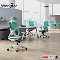 Chaise de bureau ergonomique moderne avec support lombaire réglable, coussin en mousse haute densité, usage commercial pour les environnements hospitaliers et hôteliers
