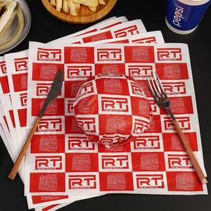 Papel de Envolver Alimentos Desechable Personalizado, Resistente al Aceite y a la Grasa, Papel para Hornear para Empacar Pan, Pasteles y Sándwiches Comerciales - Product Image 4