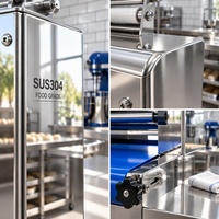 Machine à étaler la pâte commerciale, épaisseur réglable de 0,5 à 5 mm