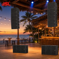 Altavoces de Línea Activa de 2 Vías JSL DL-210 Dobles de 10 Pulgadas, Equipo Profesional de Audio, Video e Iluminación