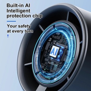 พัดลมมือถือขนาดเล็ก ชาร์จ USB 100 ระดับ จอแสดงผลดิจิตอล ชาร์จซ้ำได้ พัดลมมือถือความเร็วสูงแบบพกพา - Product Image 5