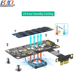 Usine en gros PCI-E 3.0 1X à NGFF M.2 Key-M 2280 NVME SSD adaptateur carte ventilateur de refroidissement avec câble d'extension 5CM en Stock - Product Image 3