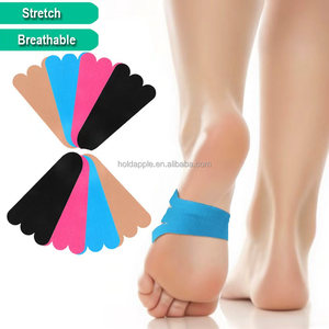 Bande de kinésiologie prédécoupée, bandes athlétiques de soulagement de la douleur de la <span class=keywords><strong>fasciite</strong></span> <span class=keywords><strong>plantaire</strong></span> du pied, bande musculaire des articulations de sport pour les pieds, la voûte <span class=keywords><strong>plantaire</strong></span>, le talon et la cheville - Product Image 5
