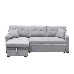 Linen Vải L Hình Dạng Ngồi Có Thể Ngả <span class=keywords><strong>Sofa</strong></span> Giường Đồ Nội Thất Phòng Khách <span class=keywords><strong>Sofa</strong></span> Giá Rẻ Giá Cắt <span class=keywords><strong>Sofa</strong></span> Giường - Product Image 1