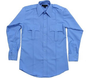 Camicia da lavoro da uomo a manica lunga uniforme di sicurezza camicia da lavoro blu scuro