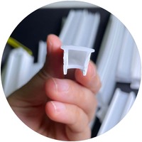 Diffuseur néon en silicone led flexible couvercle en caoutchouc bande lumineuse à led couvercle de tube néon en silicone souple abat-jour