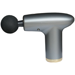 Mini pistola de masaje eléctrica portátil, color gris plateado, 12 niveles de velocidad, Motor sin escobillas, recargable por USB, para relajación muscular del cuello y la cabeza - Product Image 3