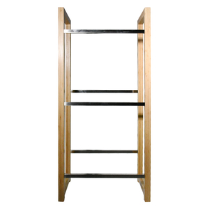 2024 Freestanding Sturdy Large Capacity Bamboo and Metal Stackable Beer <strong>Wine</strong> <strong>Box</strong> Storage Rack <strong>Stand</strong> for Bar Party Home Use
