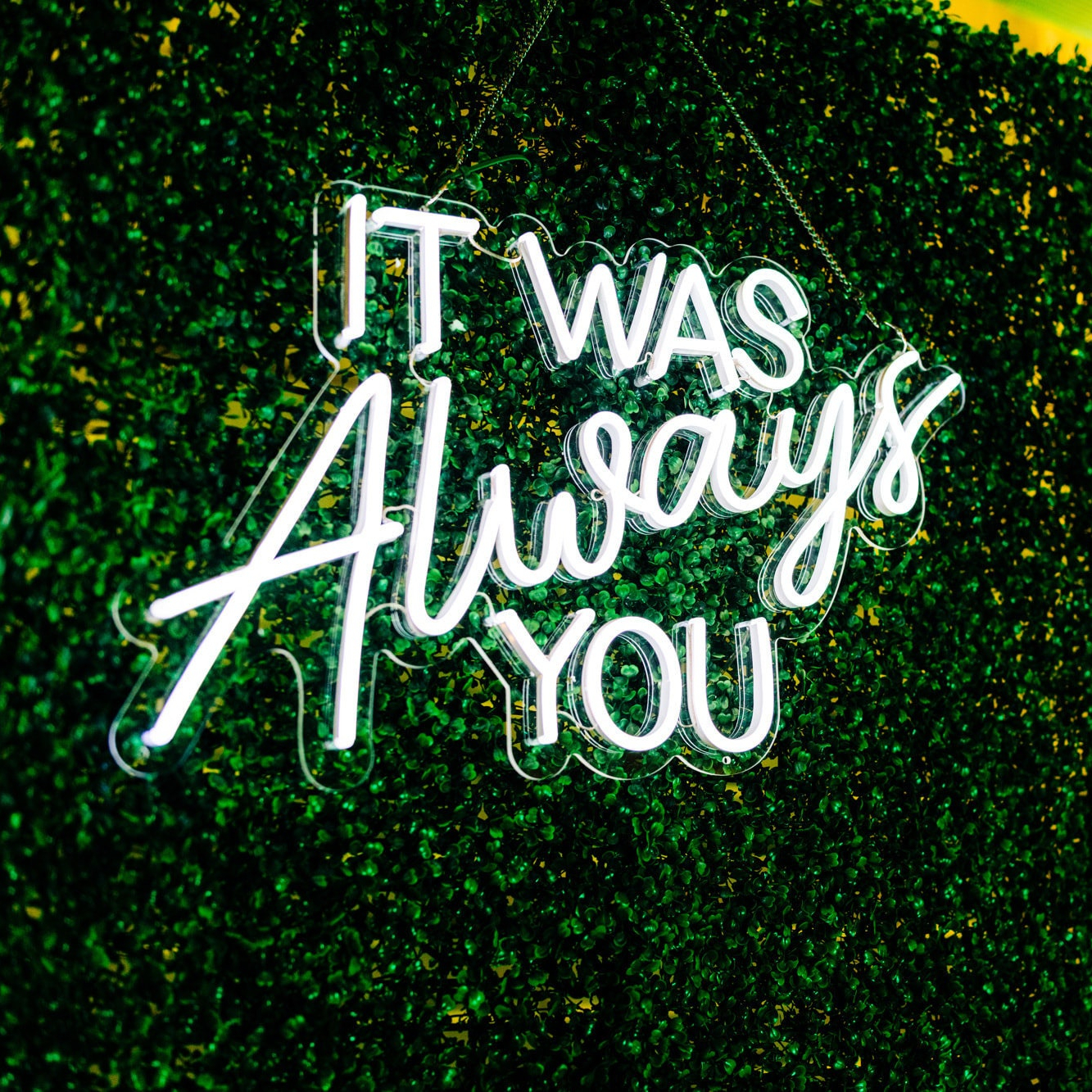 Неоновая надпись It Was Always You Love, свадебная подсветка, вывеска для спальни, свадебная светодиодная неоновая подсветка