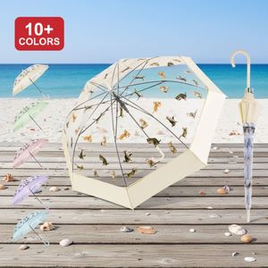 Parapluie transparent promotionnel à prix avantageux pour la pluie - Product Image 1