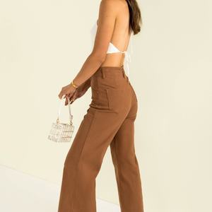 กางเกงยีนส์ทรงหลวมเอวสูงแบบคลาสสิก รุ่นใหม่ล่าสุด พร้อมปักโลโก้ตามสั่ง ทรงสวยเหมาะกับทุกคน สำหรับผู้หญิง - Product Image 3