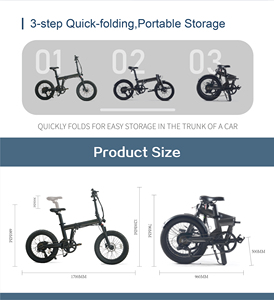 Vente en gros de 20 pouces <span class=keywords><strong>Fat</strong></span> Tire E-<span class=keywords><strong>Bike</strong></span> 36V 250W Vélo électrique tout-terrain pour distributeurs et importateurs européens - Product Image 2
